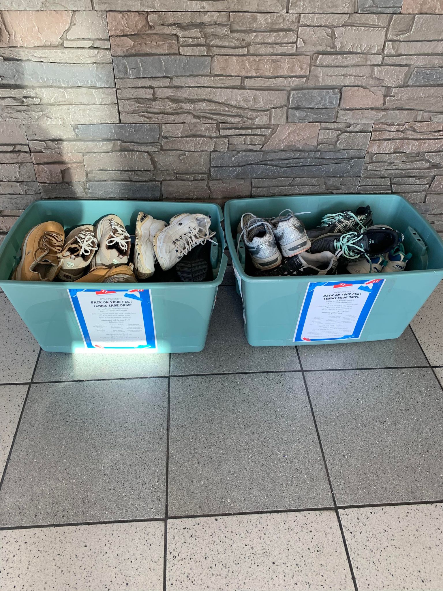 Clothes Closet Shoe Drive