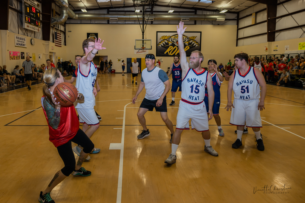 Special Olympics Athletes Take On LHCPD In Scrimmage Basketball Game