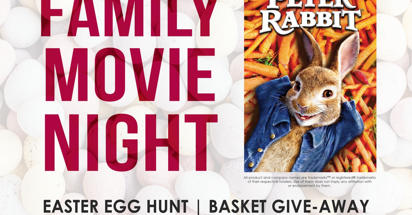 Family Movie Night Featuring Peter Rabbit
