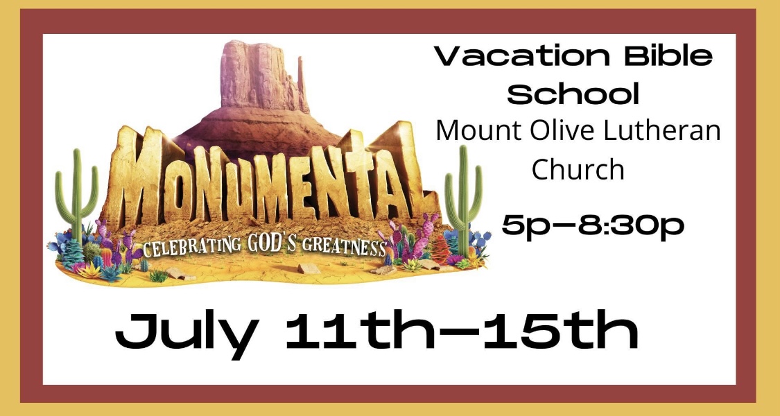 Mount Olive Lutheran Church Vacation Bible School