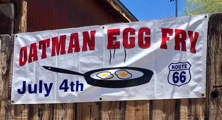 Oatman 32nd Annual Sidewalk Egg Fry