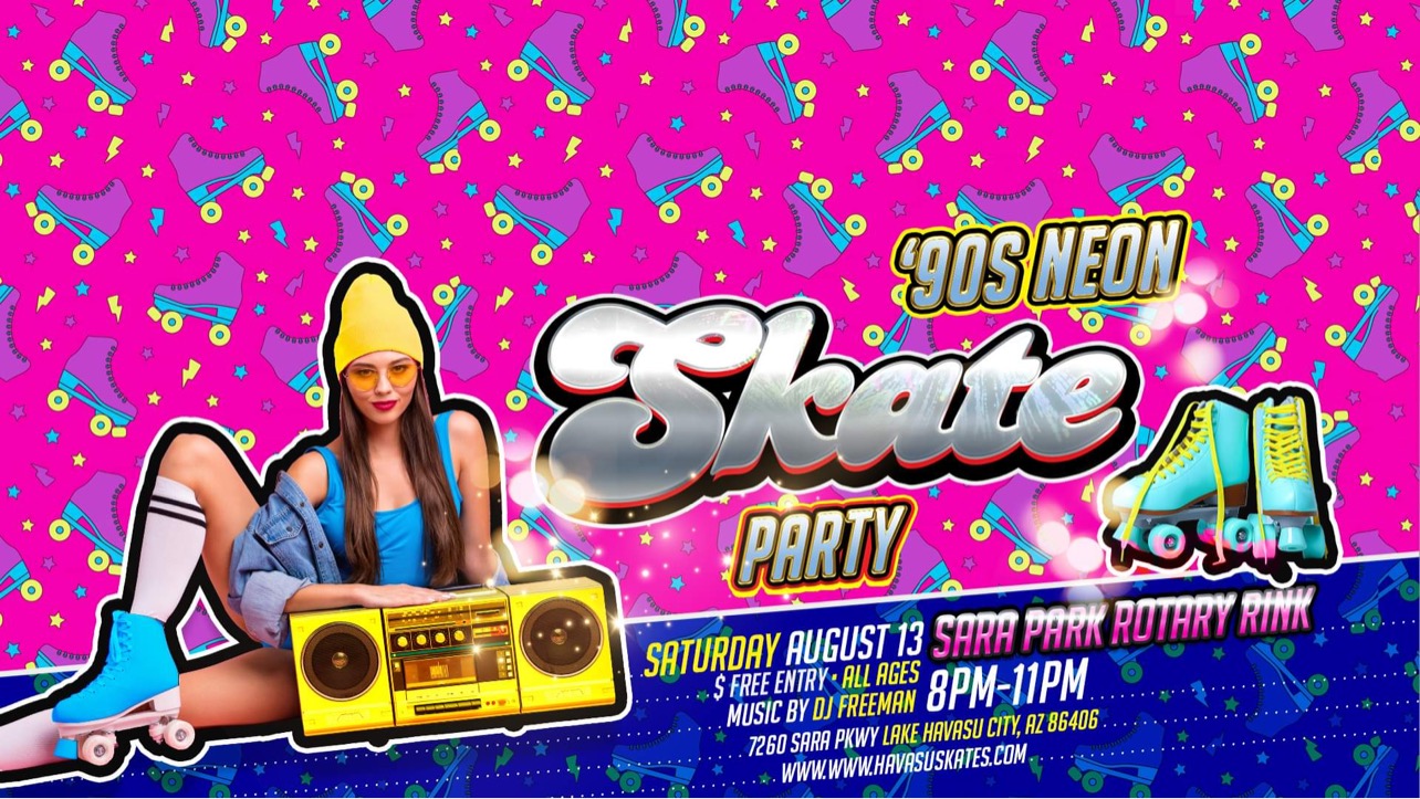 90s Neon Skate Party