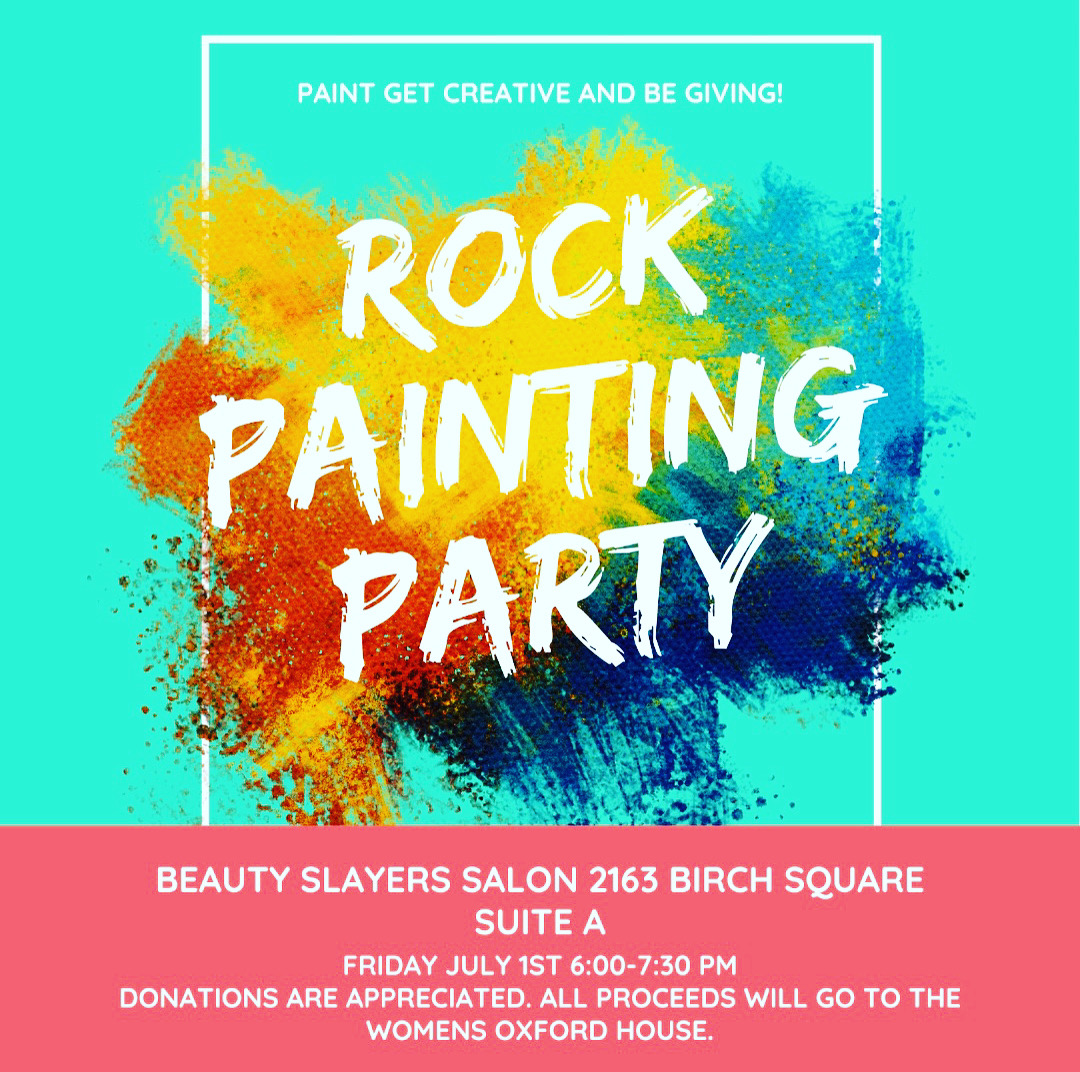 Free Rock Painting Party