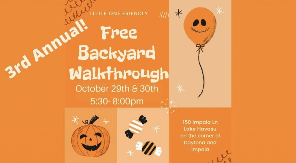 3rd Annual Little One Friendly Backyard Walk Through Halloween Fun