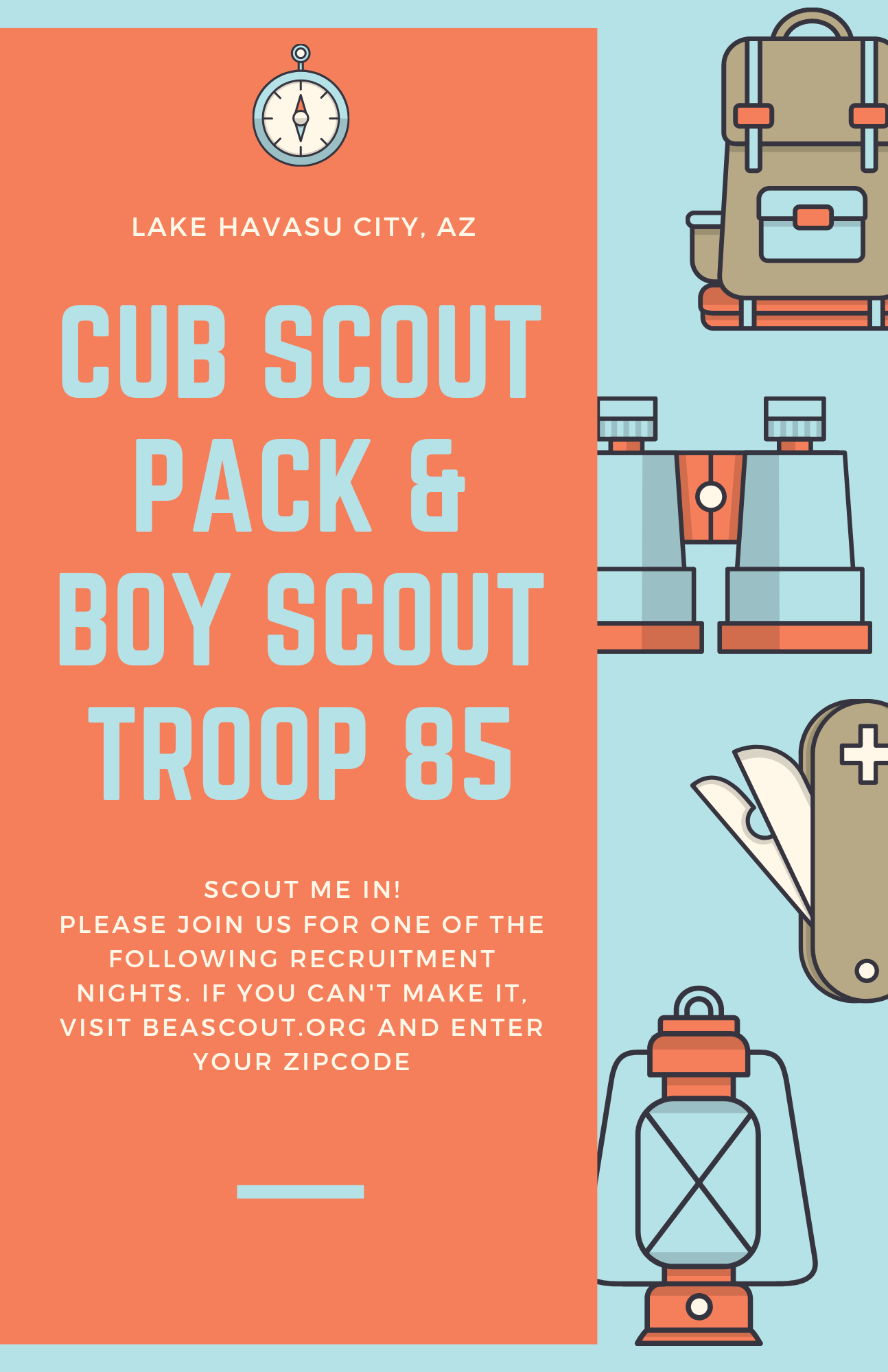 Cub Scout Pack & Boy Scout Troop 85 Recruitment Nights