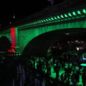 London Bridge And The English Village Sparkle For The Holidays