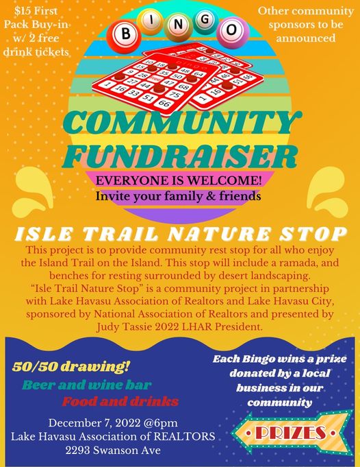 Isle Trail Community Fundraiser Bingo Night