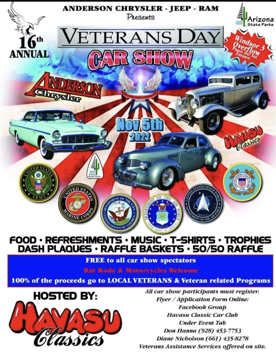 16th Annual Veteran’s Day Car Show