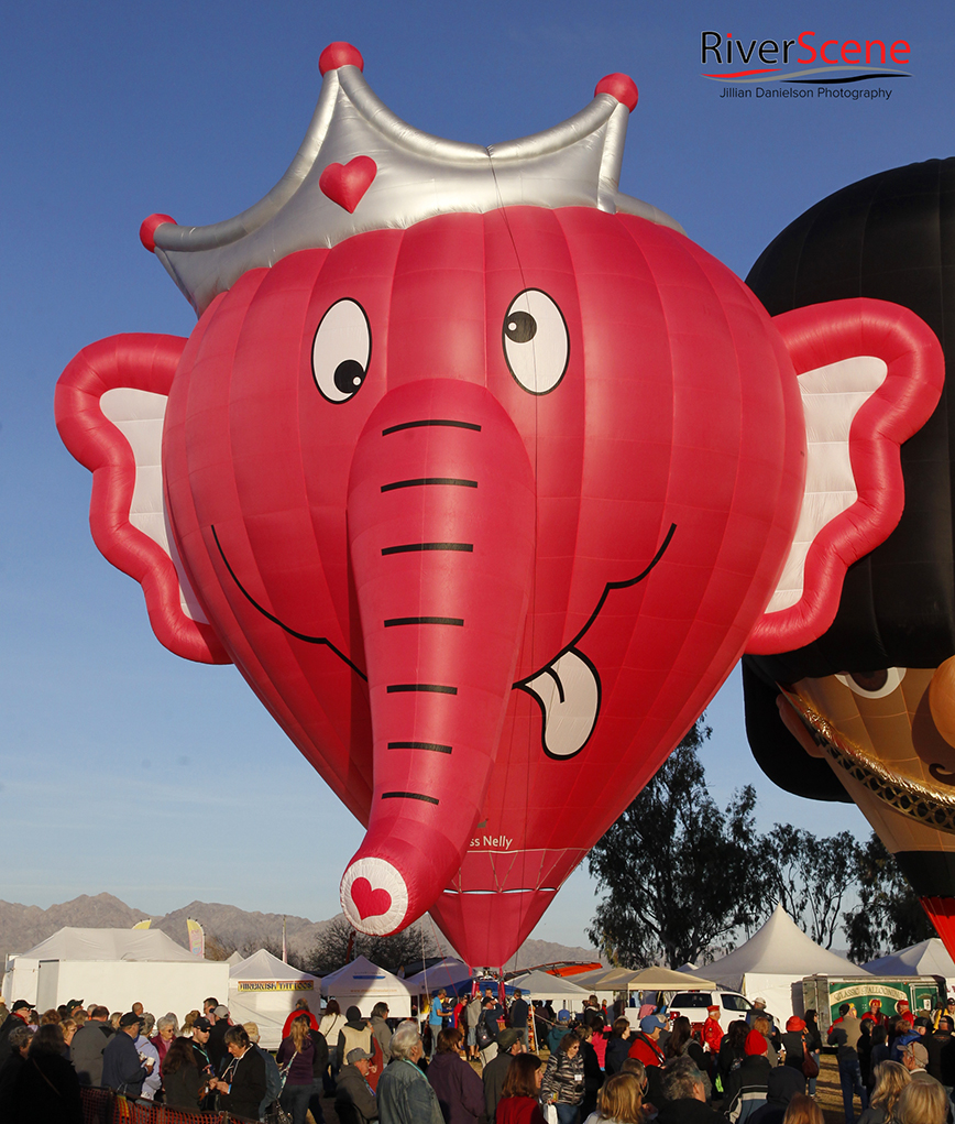 Princess Nelly hot air balloon Havasu Balloon Festival RiverScene Magazine