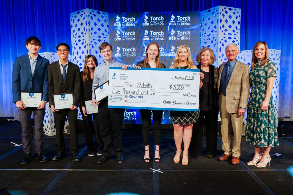 LHHS Senior Awarded BBB Ethics Scholarship