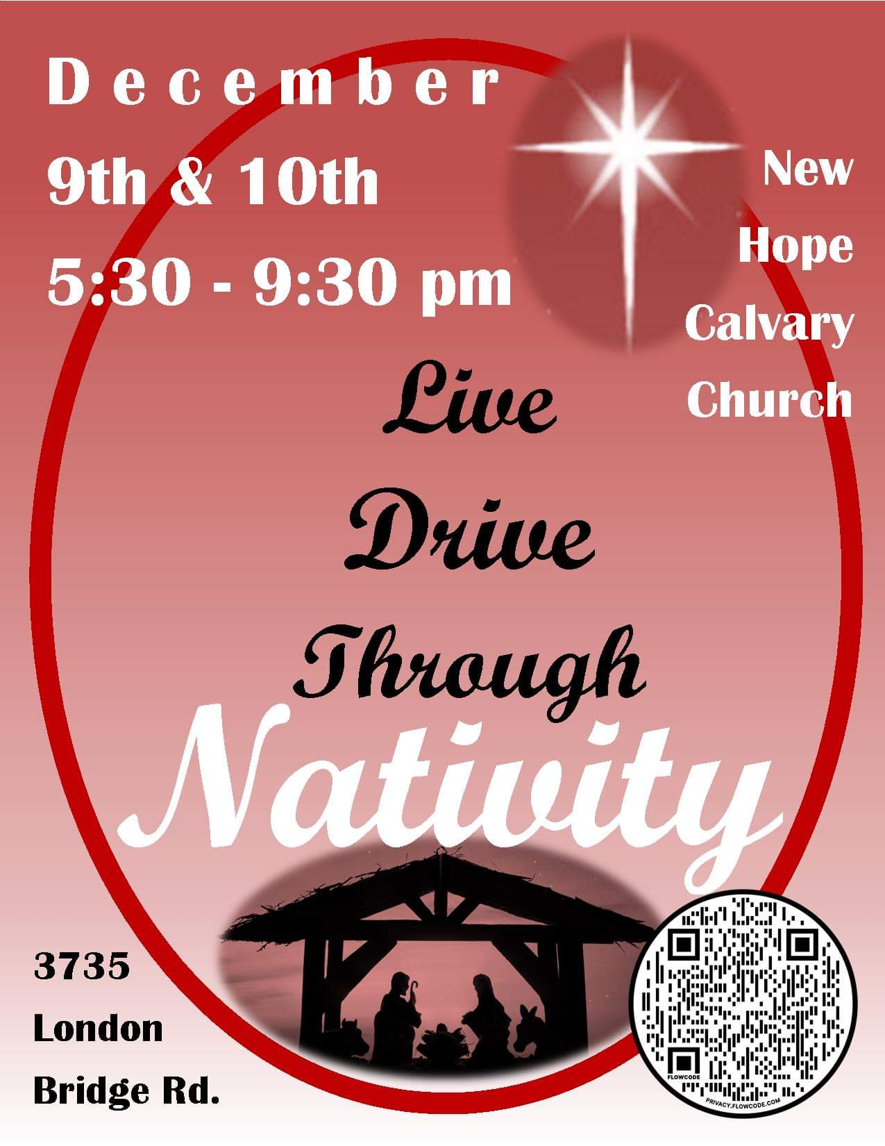 New Hope Calvary Church Live Drive -Through Nativity