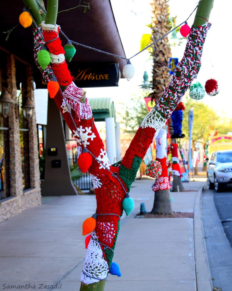 Local Club Beautifies Havasu With Knitted Art