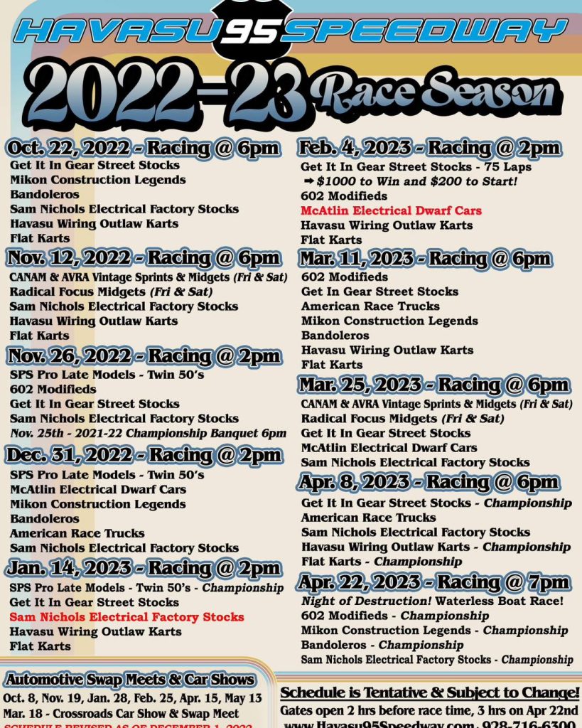 Havasu 95 Speedway Race