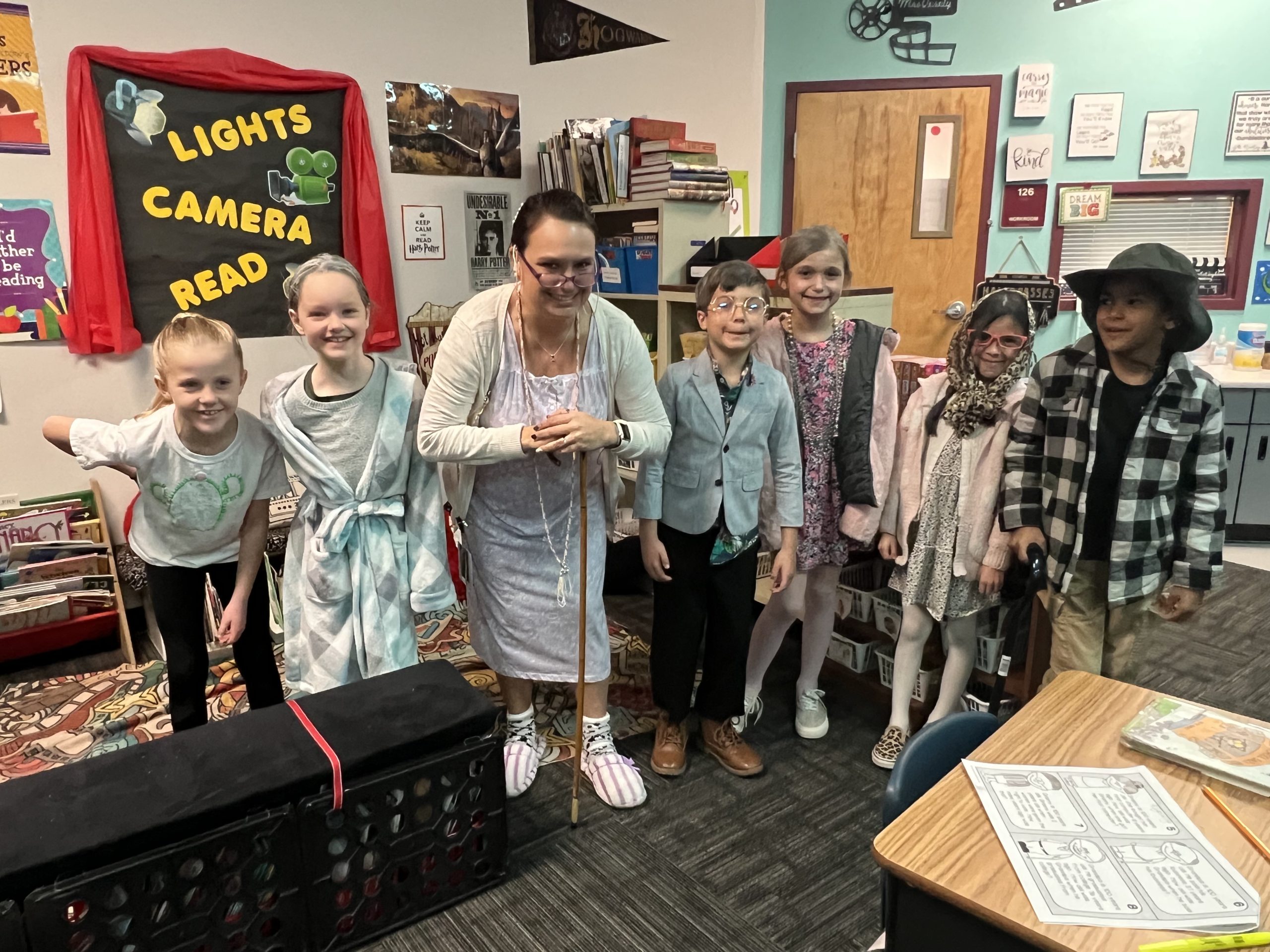 Students Turn Serious Business Into Fun 100th Day Of School