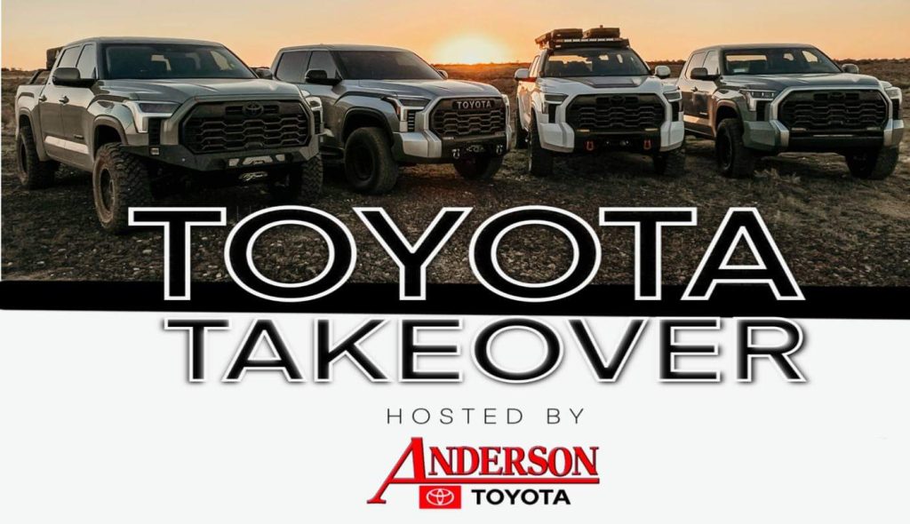 First Toyota Takeover  Event Set For Saturday