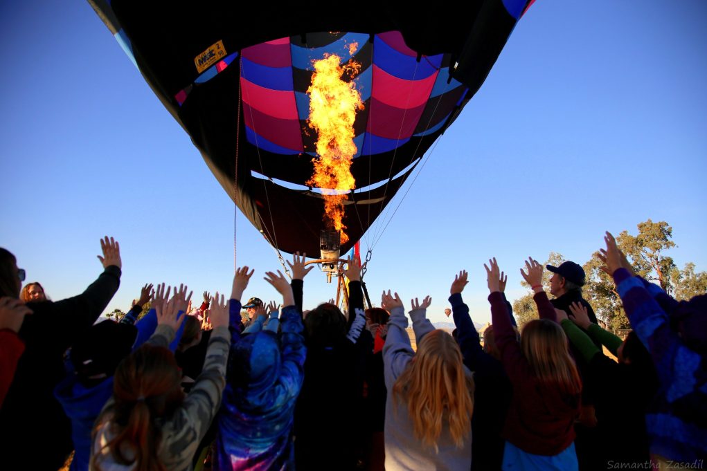 Balloon Pilots Visit  Local Havasu Schools