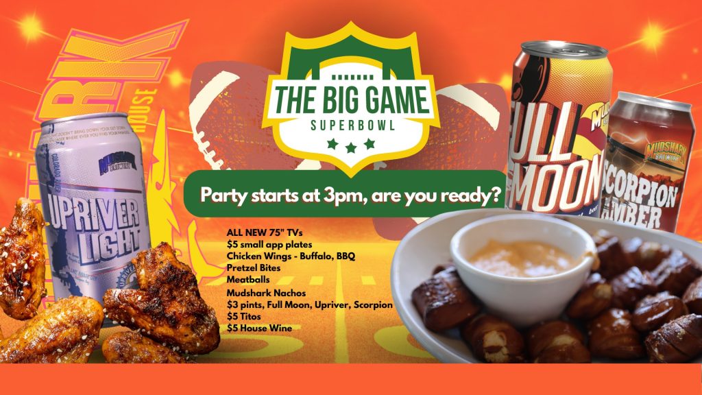 Super Bowl Party at Mudshark Public House Lake Havasu