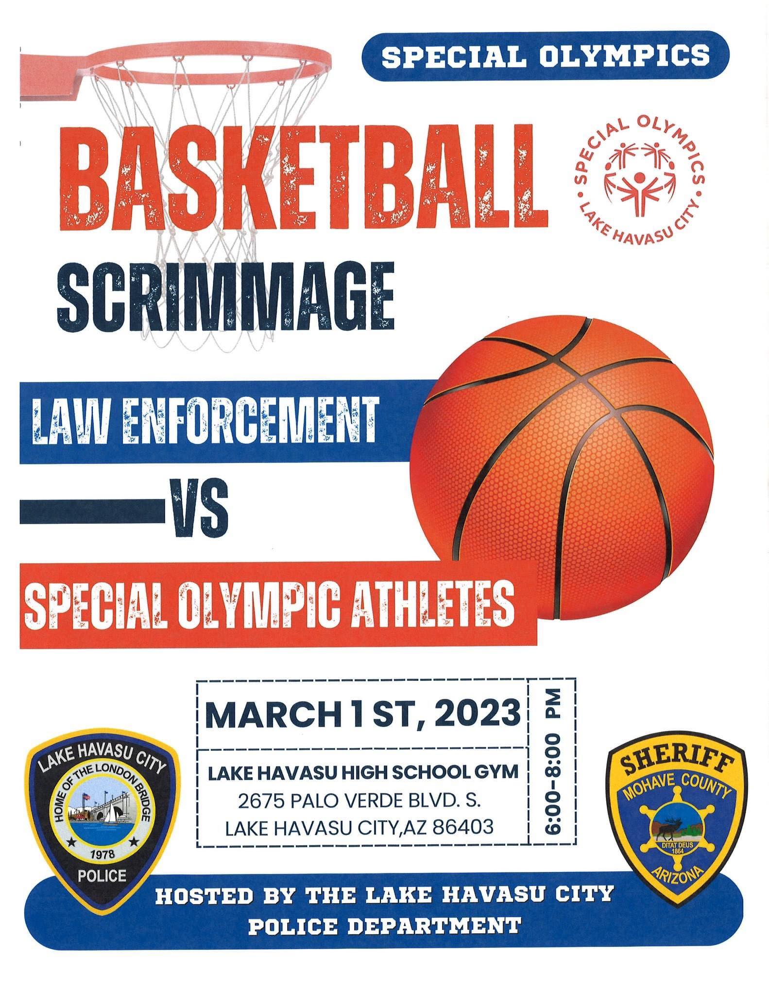 Special Olympics Basketball Scrimmage