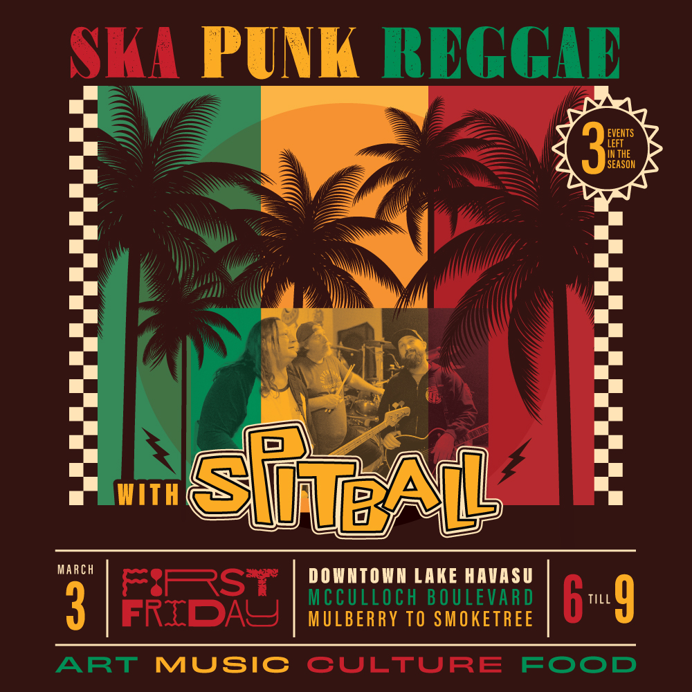 First Friday March 3: Ska, Punk & Reggae with Spitball