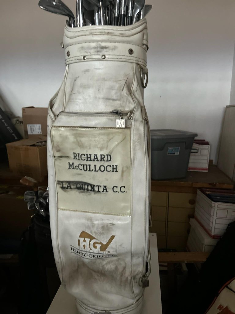 Richard McCulloch Golf bag