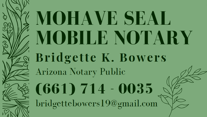 Mohave Seal Mobile Notary