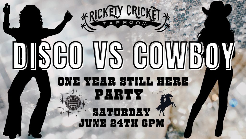 Rickety Cricket One Year Still Here Party