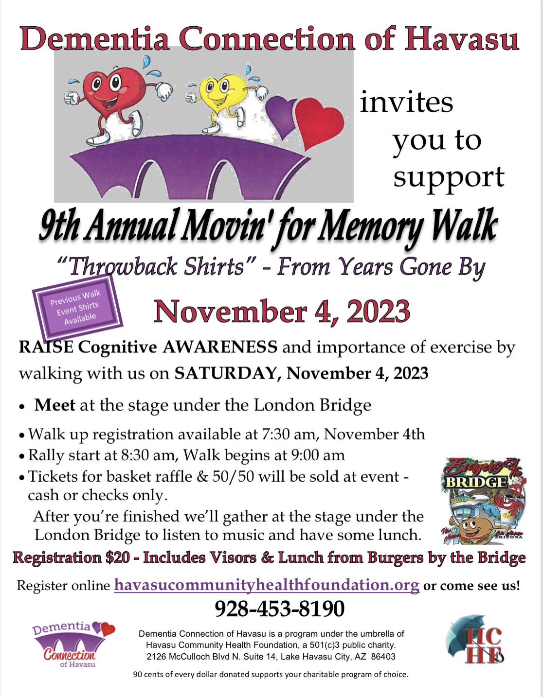 movin for memory walk 2023 Lake Havasu 