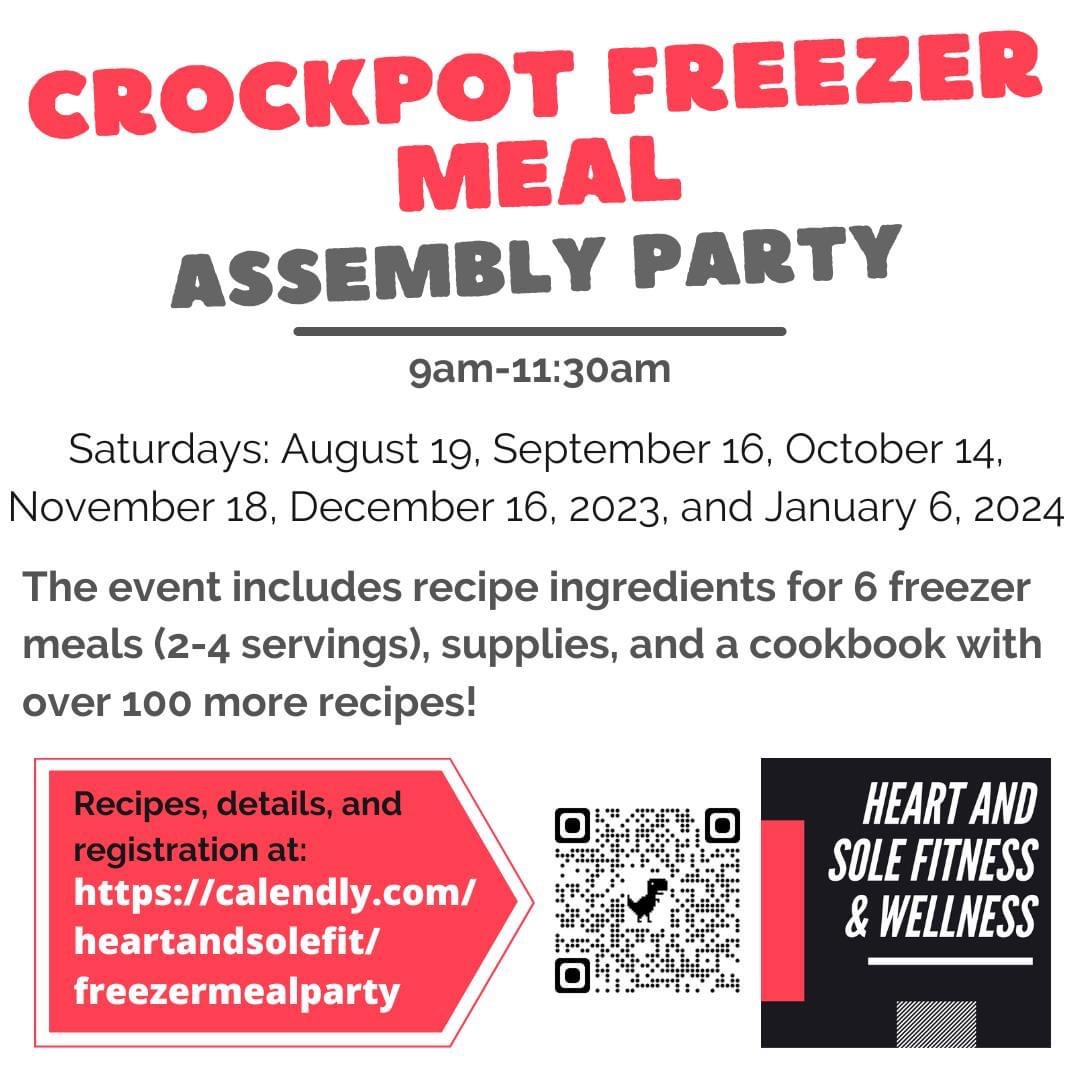 Crockpot Freezer Meal Assembly Party