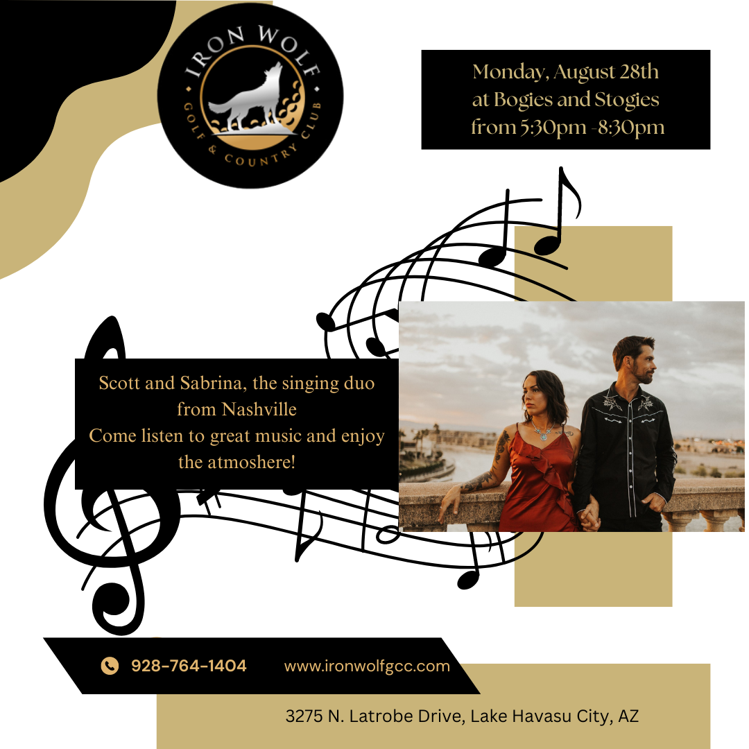 Scott and Sabrina Country Singing Duo at the Iron Wolf Golf and Country Club