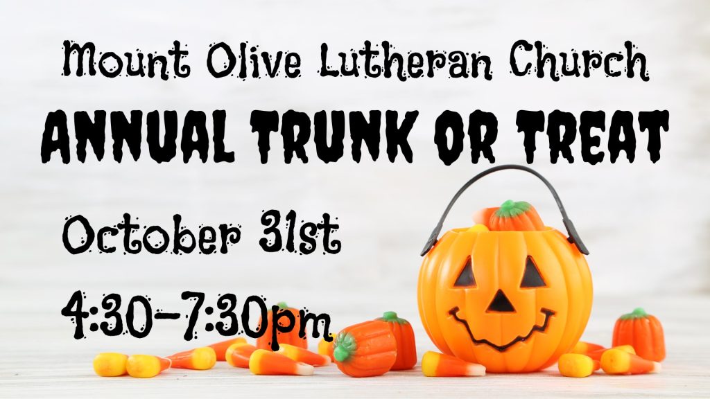 Mt. Olive Church Trunk or Treat