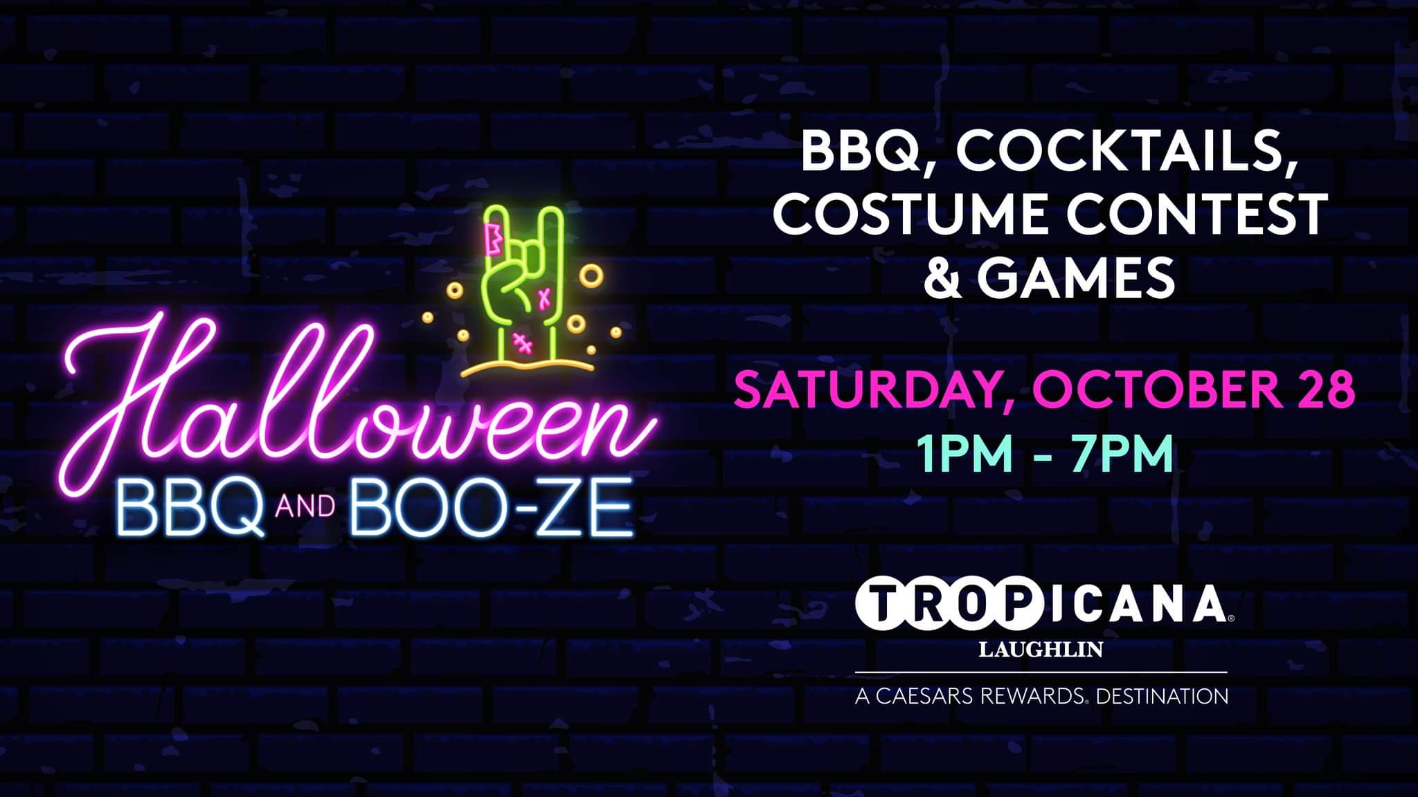 Tropicana Laughlin’s 1st Annual Halloween BBQ and BOO-ZE Event