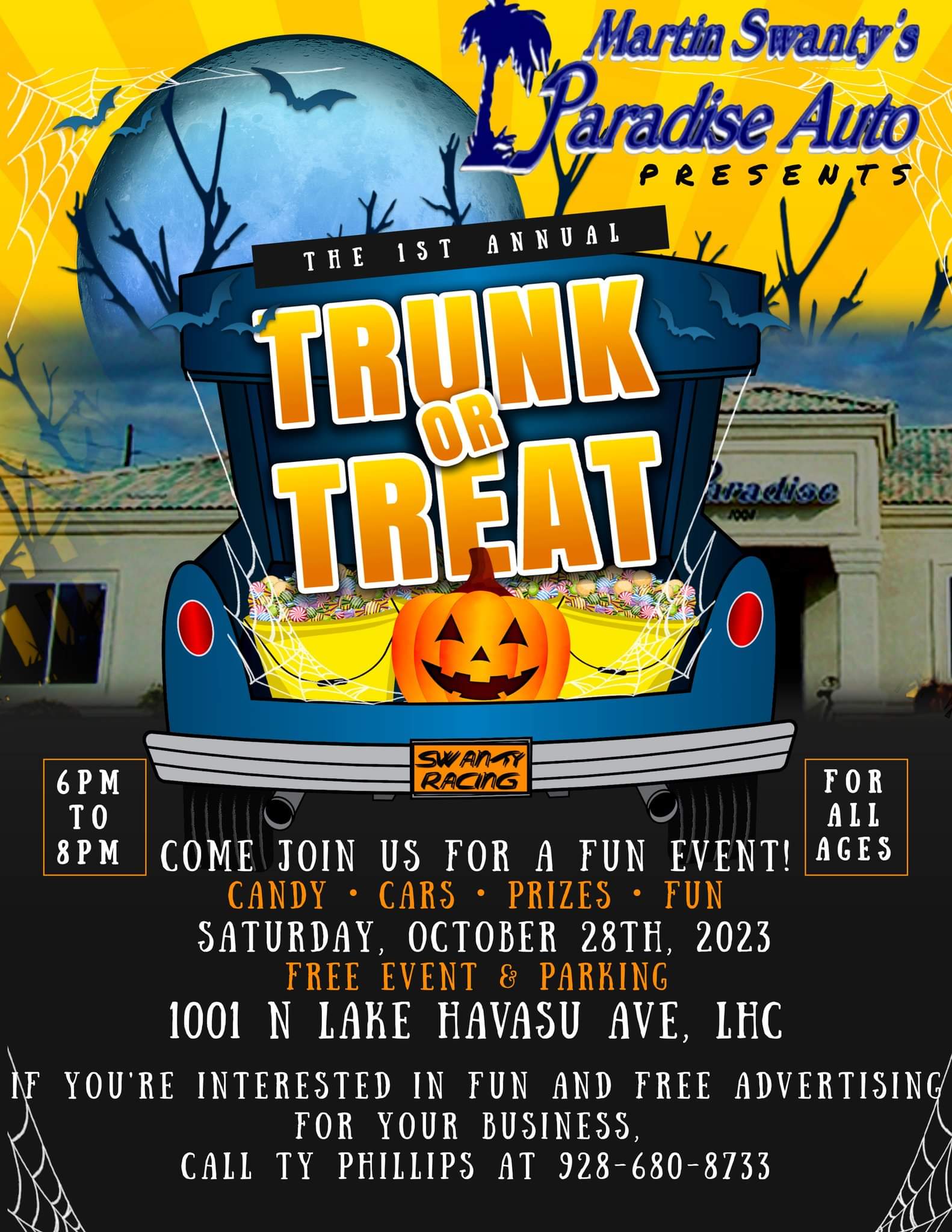 Paradise Auto Trunk Or Treat Event