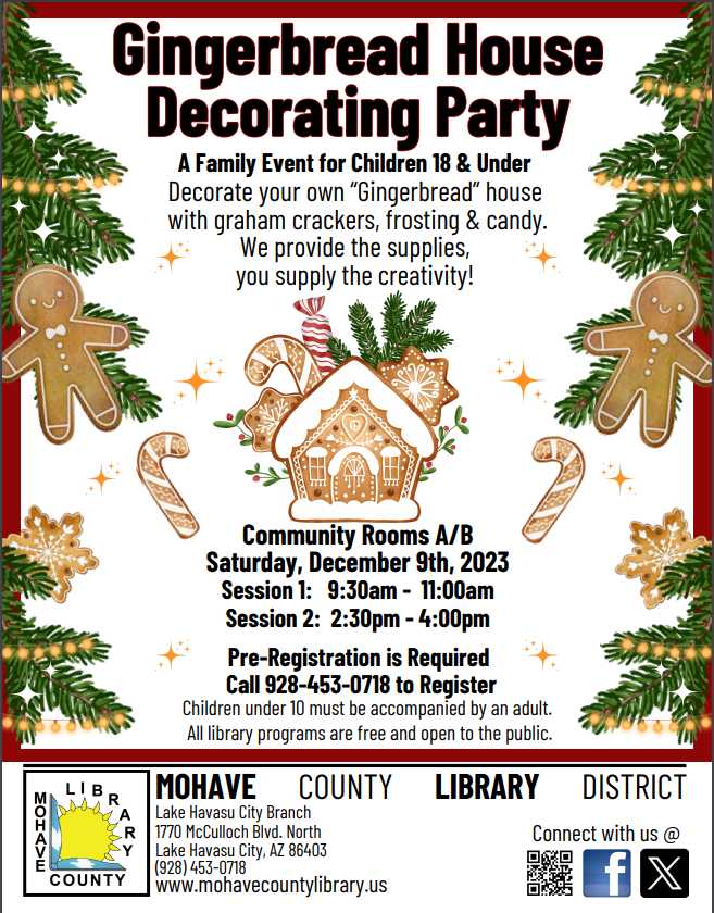 Gingerbread House Decorating Party