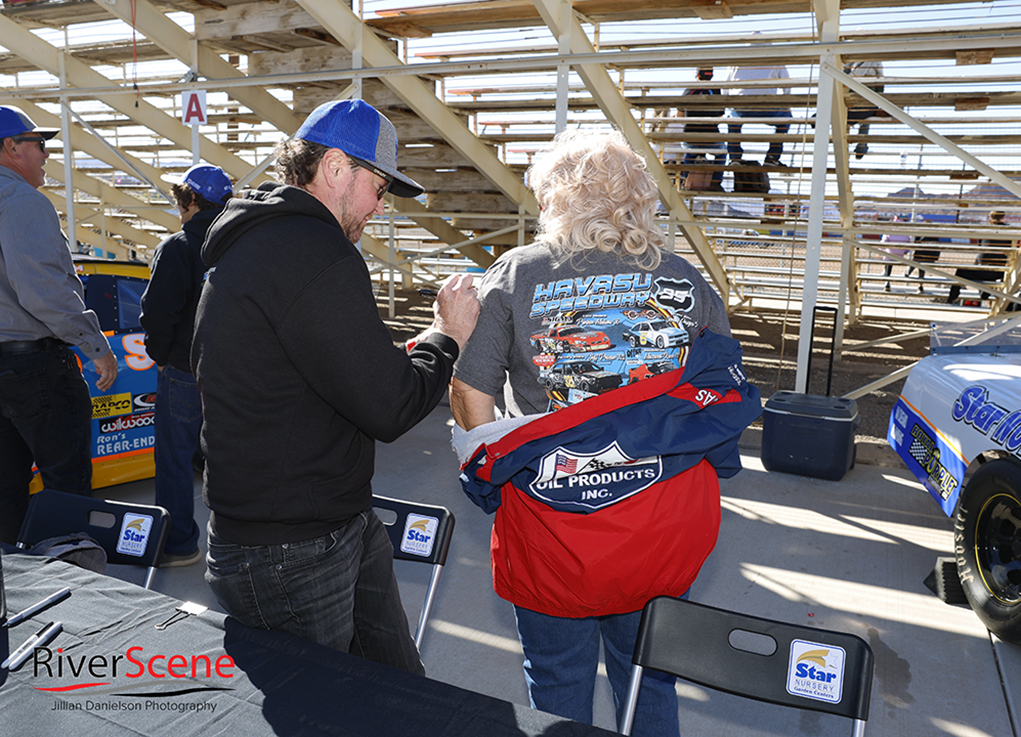 NASCAR Cup Champion Kurt Busch Visits Havasu 95 Speedway
