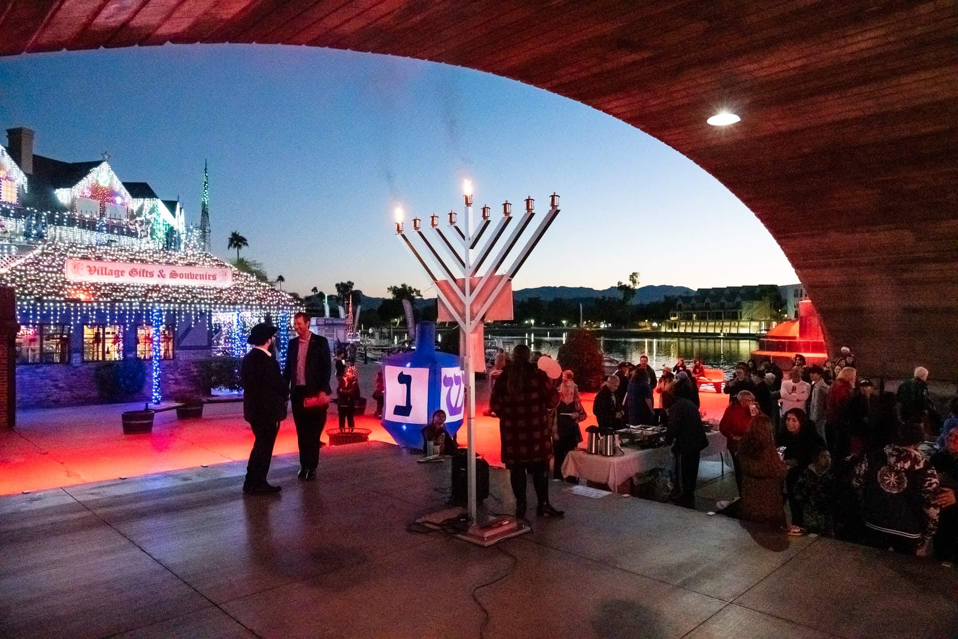 Chanukah Celebration Under The London Bridge