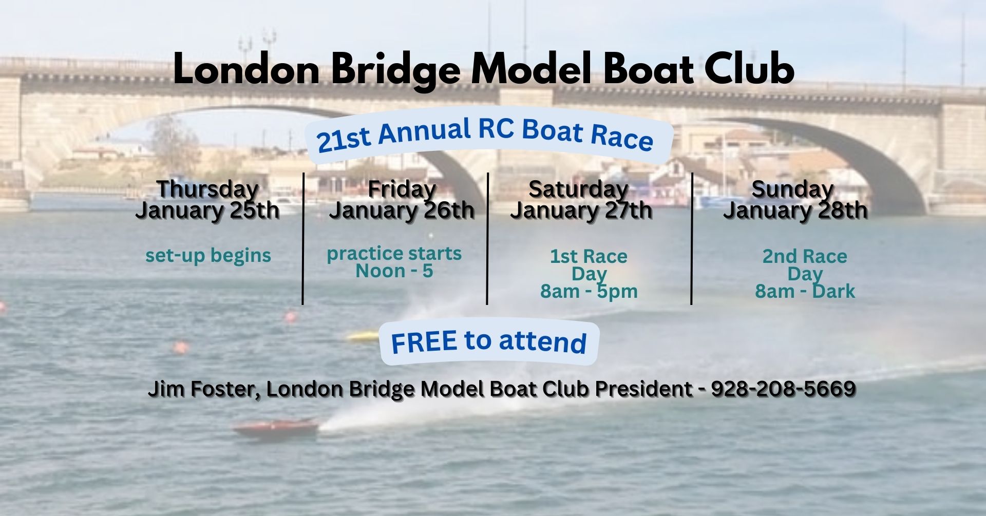 RC Model Boat Races