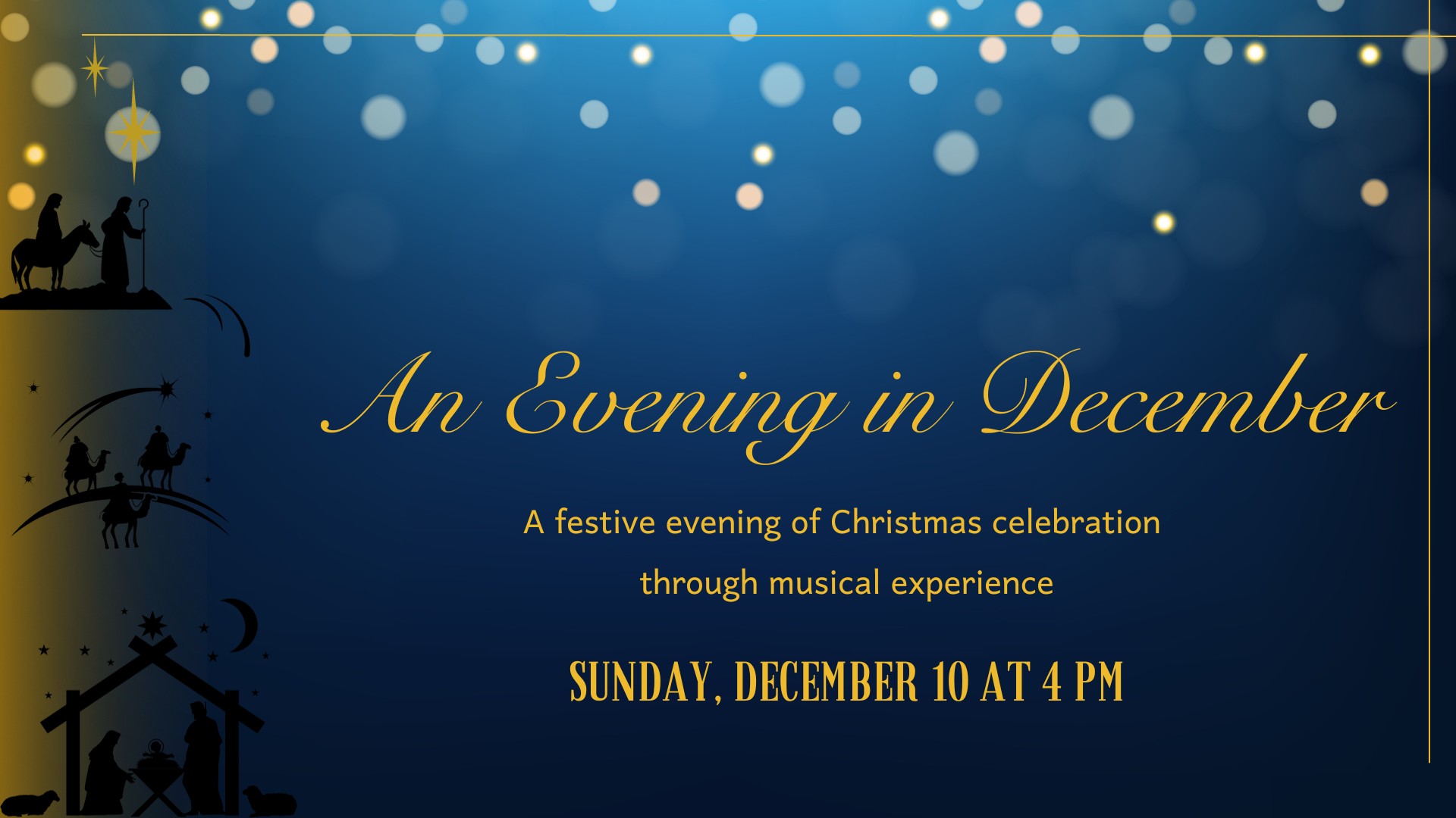 Mount Olive Lutheran Church “Evening In December ” Musical Event