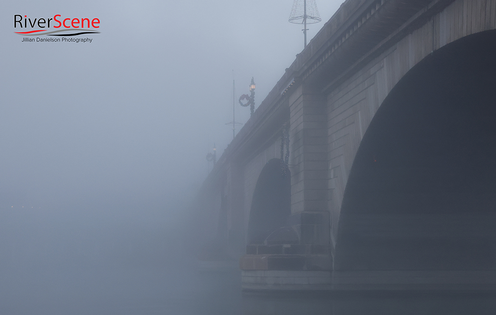 London Bridge Shrouded In Fog
