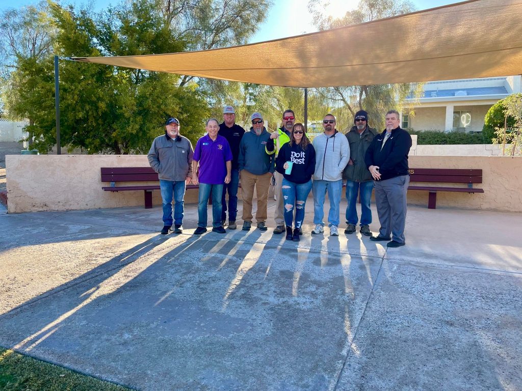 Lions Club Donates Shade Area To Jack Hardy Park