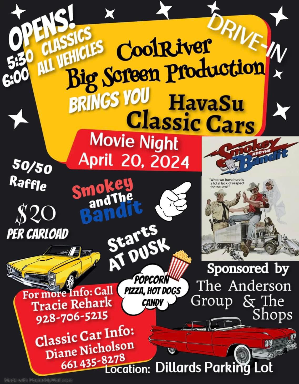 Havasu Classic Cars Movie Night