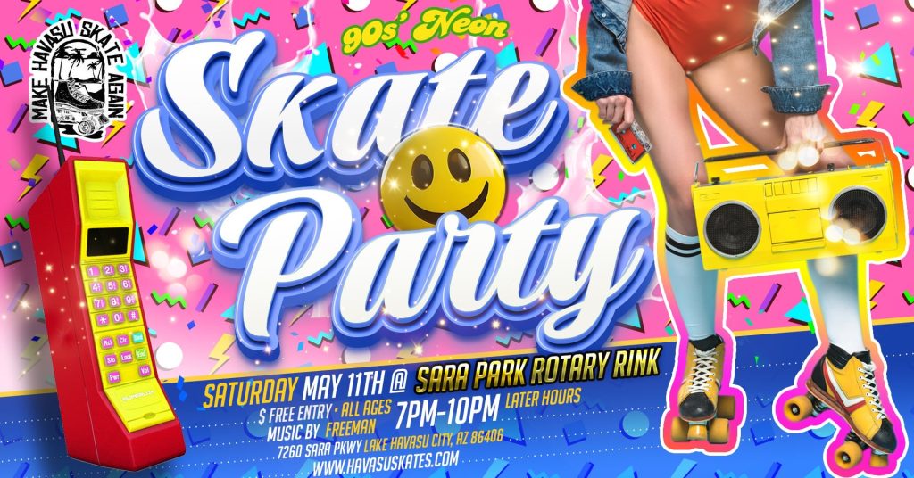 90s Neon Skate Night