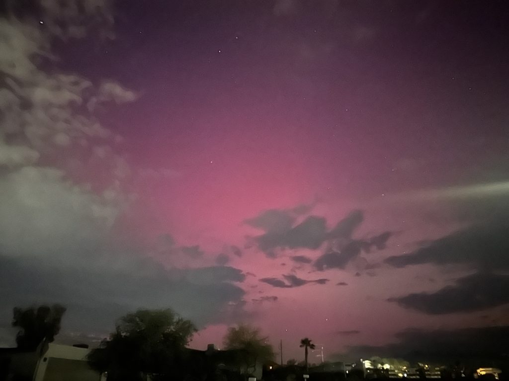 RiverScene Magazine | Locals Capture Photos Of Rare Light Show Seen Across  Havasu Skies