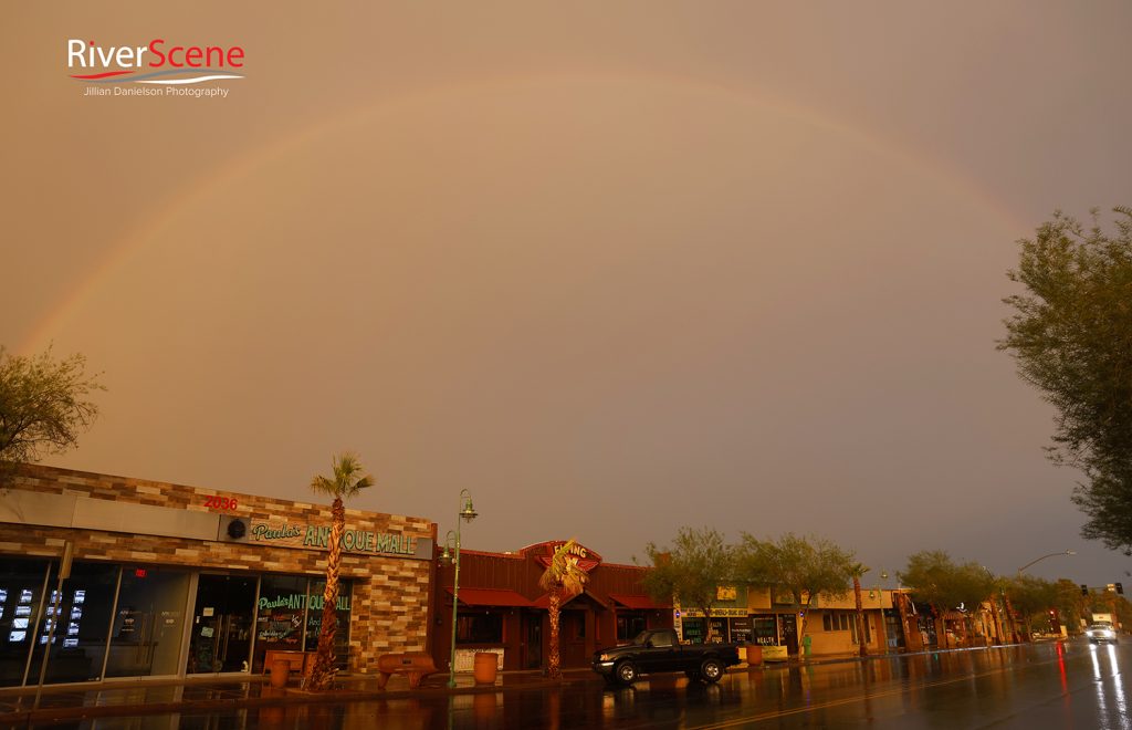 Lake Havasu RiverScene Magazine Rain Jillian Danielson Photography McCulloch Blvd. Rainstorm Rain