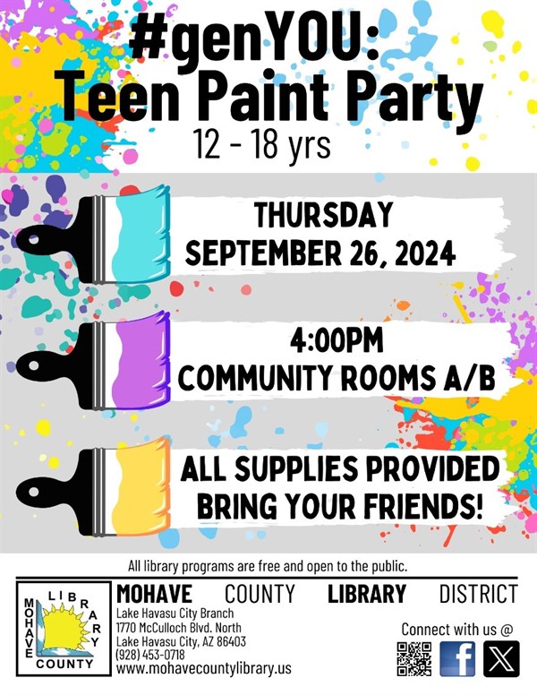 Teen Paint Party