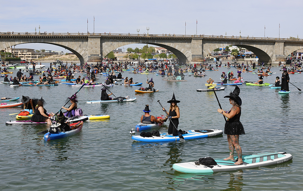 Witches Take Control Of Bridgewater Channel In Lake Havasu City