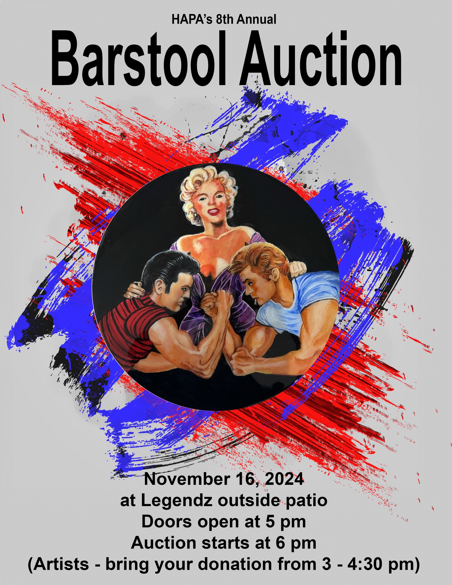 HAPA’s 8th Annual Barstool Auction