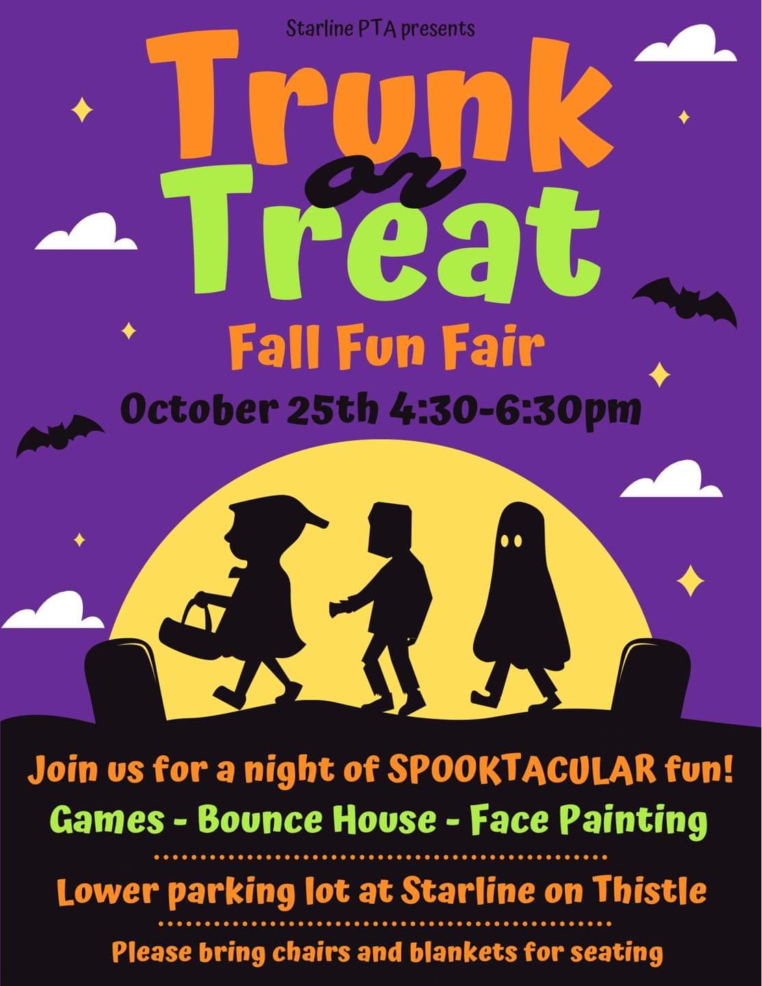 Starline Elementary Trunk -or- Treat and Fall Fair