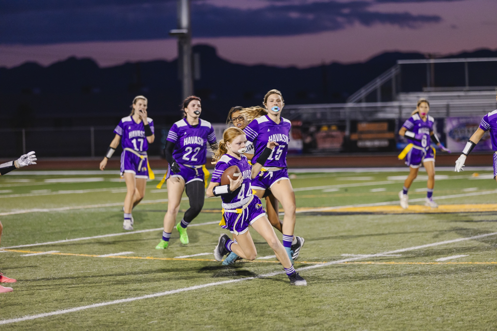 Flag Football Senior Night Ends With Lady Knight Victory