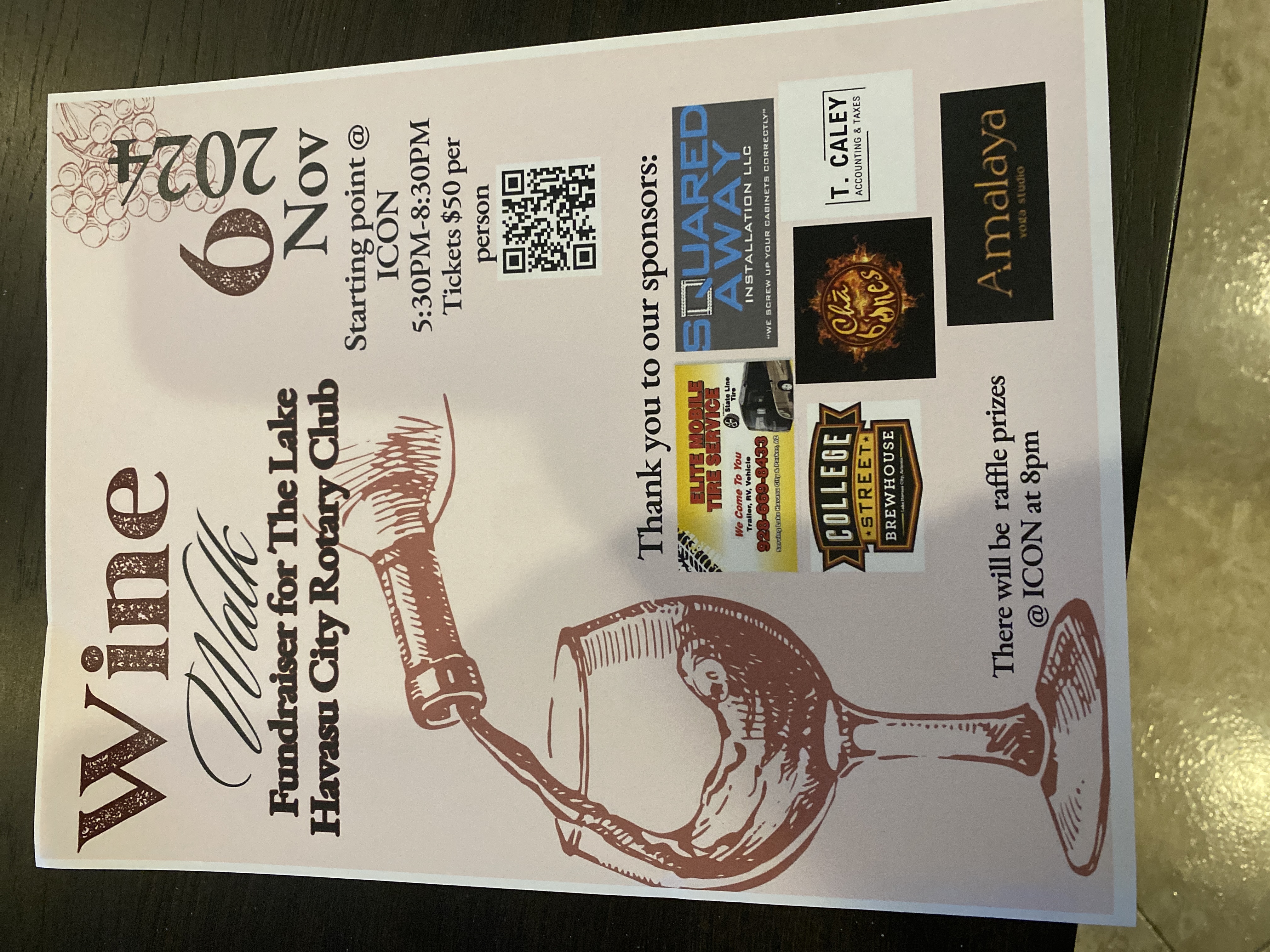 RiverScene Magazine Lake Havasu Rotary Club Wine Walk