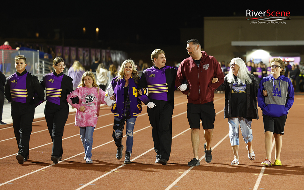 LHHS RiverScene football senior night 2024 Lake Havasu 